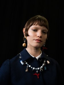 Backstage at Marine Serre Fall 2024 Ready-to-Wear Collection at Paris Fashion Week