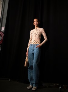 Backstage at Marine Serre Fall 2024 Ready-to-Wear Collection at Paris Fashion Week