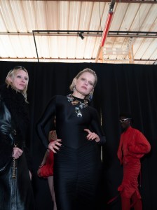 Backstage at Marine Serre Fall 2024 Ready-to-Wear Collection at Paris Fashion Week