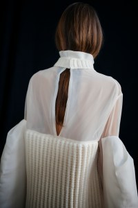 Backstage at Sacai Fall 2024 Ready-to-Wear Collection at Paris Fashion Week