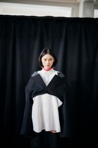 Backstage at Sacai Fall 2024 Ready-to-Wear Collection at Paris Fashion Week