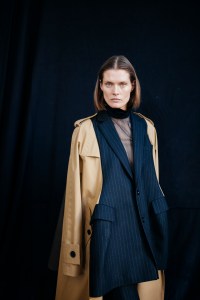 Backstage at Sacai Fall 2024 Ready-to-Wear Collection at Paris Fashion Week