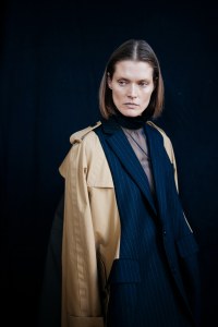 Backstage at Sacai Fall 2024 Ready-to-Wear