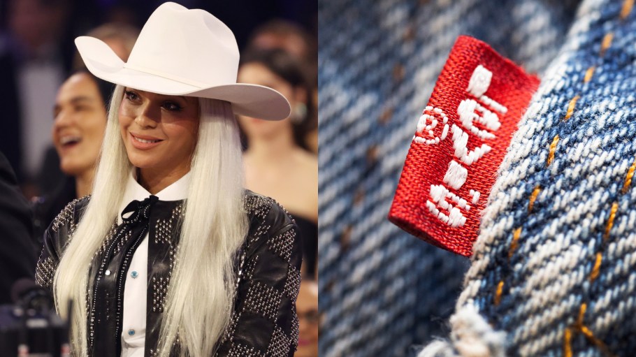 Levi’s changes Its logo for Beyoncé’s ‘Cowboy Carter’ album release.