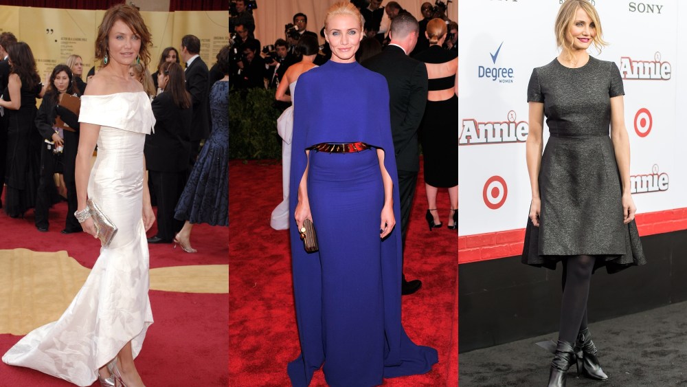 Cameron Diaz Best Red Carpet Looks, style through the years, red carpet outfits