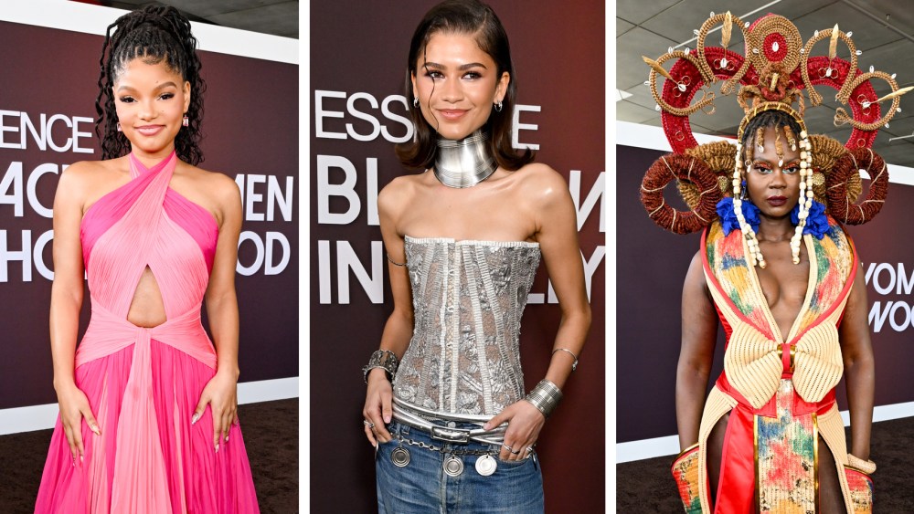 Caroline Wanga, Halle Bailey at Essence Black Women in Hollywood held at the Academy Museum of Motion Pictures on March 7, 2024 in Los Angeles, California, zendaya