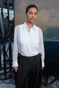 Tina Kunakey at Stella McCartney Fall 2024 Ready-to-Wear Show