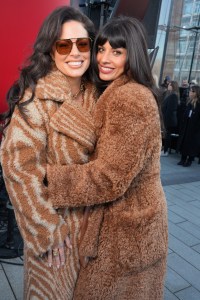 Ashley Graham and Jameela Jamil at Stella McCartney Fall 2024 Ready-to-Wear Show