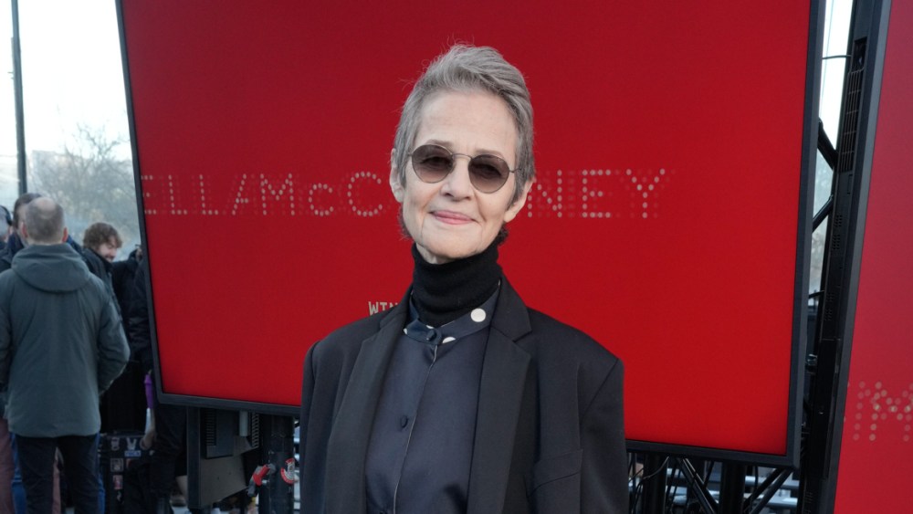Charlotte Rampling at Stella McCartney Fall 2024 Ready-to-Wear Show