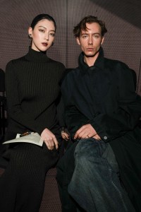Guest and Paul Hameline at Balenciaga Fall 2024 Ready-to-Wear Show