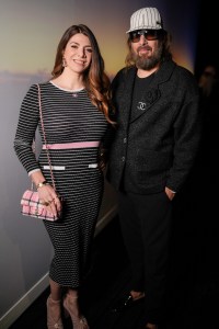 Amandine de la Richardière and Sébastien Tellier at Chanel Fall 2024 Ready-to-Wear Show