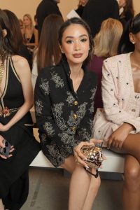 Heart Evangelista at Giambattista Valli RTW Fall 2024 as part of Paris Ready to Wear Fashion Week held at Les Invalides on March 1, 2024 in Paris, France.