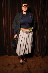Paloma Elsesser at Miu Miu Fall 2024 Ready-to-Wear Show