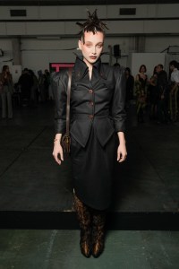 Emma Chamberlain at Vivienne Weswood Fall 2024 Ready-to-Wear Show