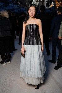 Dongyu Zhou at Louis Vuitton Fall 2024 Ready-to-Wear Show