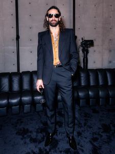 Matthew Avedon at the Saint Laurent Men’s Fall 2024 Ready-to-Wear show