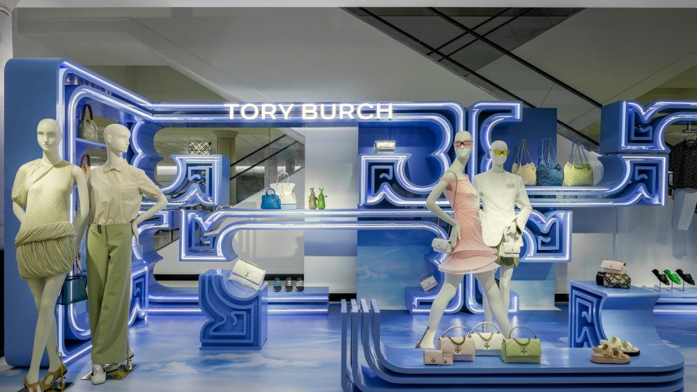 The Tory Burch pop-up shop at Nordstrom Aventura Mall.