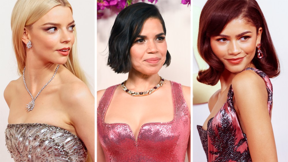 Anya Taylor_Joy in Tiffany & Co., America Ferra In Pomellato and Zendya in Bulgari