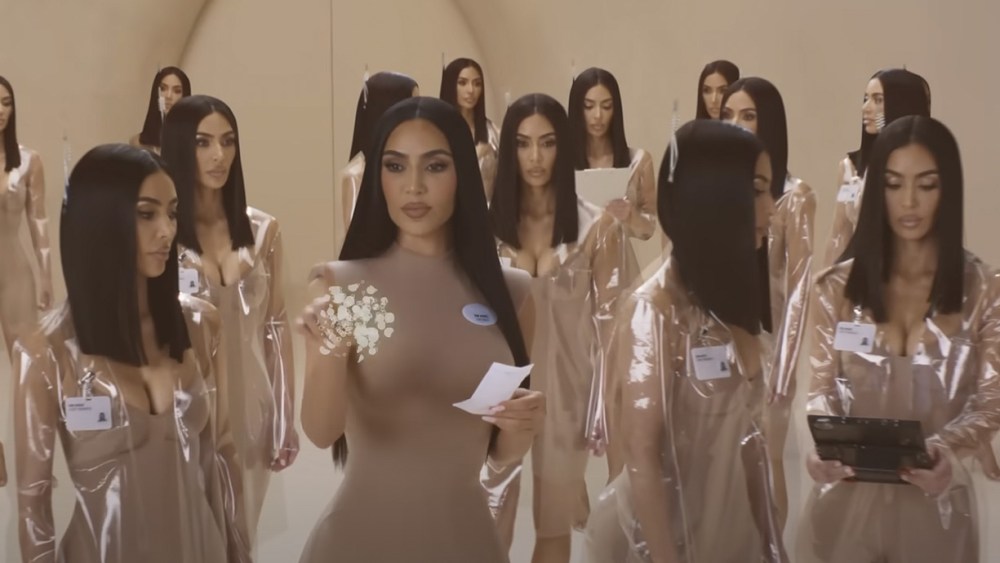 Kim Kardashian appears in the Skims Lab TV commercial ad spot