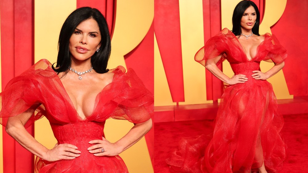 Lauren Sánchez at the 2024 Vanity Fair Oscar Party held at the Wallis Annenberg Center for the Performing Arts on March 10, 2024 in Beverly Hills, California.