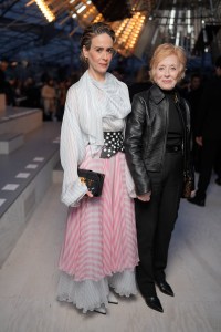Sarah Paulson and Holland Taylor at Louis Vuitton Fall 2024 Ready-to-Wear Show