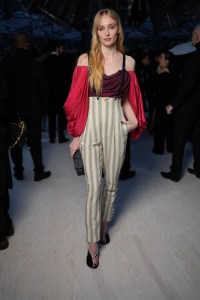 Sophie Turner at Louis Vuitton Fall 2024 Ready-to-Wear Show