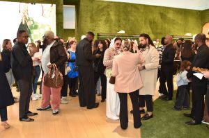 The scene at the Tyler the Creator LV Men’s Launch.