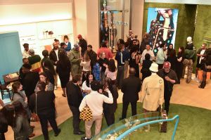 The scene at the Tyler the Creator LV Men’s Launch.