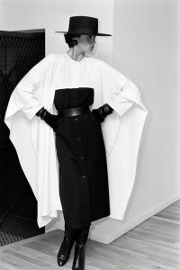 Janice Dickinson in the Michael Kors Fall 1983 Ready to Wear Advance
