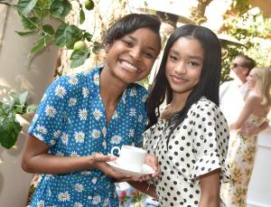 Saniyya Sidney and Akira Akbar