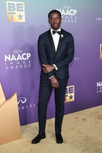 Damson Idris at the 55th NAACP Image Awards held at The Shrine Auditorium on March 16, 2024 in Los Angeles, California.