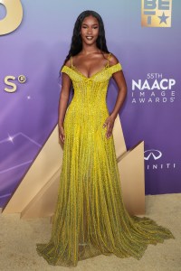 Mariama Diallo at the 55th NAACP Image Awards held at The Shrine Auditorium on March 16, 2024 in Los Angeles, California.