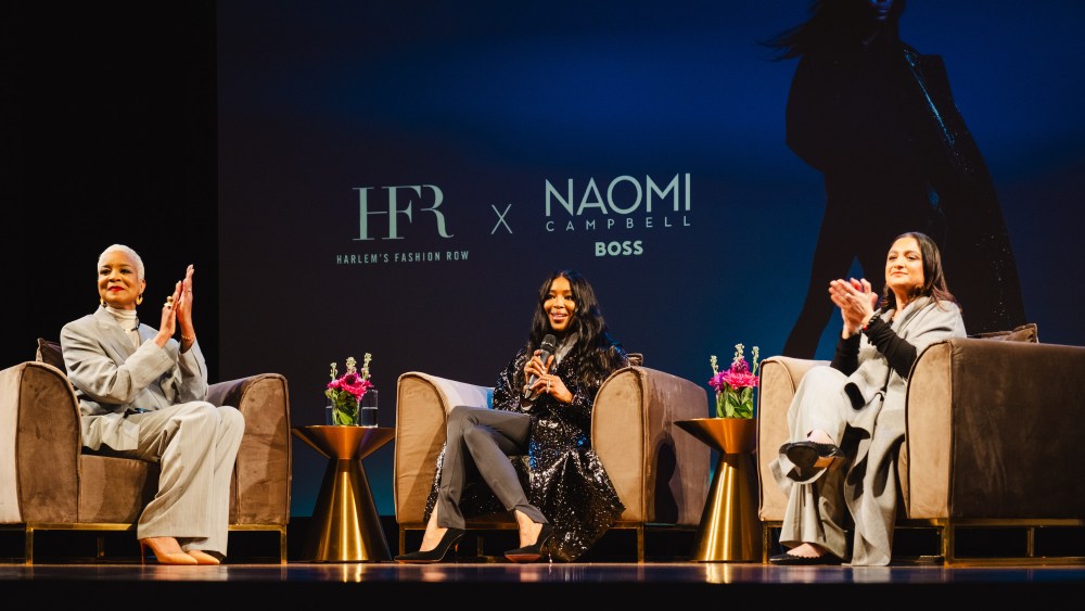 Brandice Daniel, Naomi Campbell and Nadia Kokni.