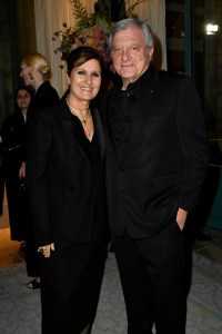 Maria Grazia Chiuri and Sidney Toledano at the Neiman Marcus Award Ceremony