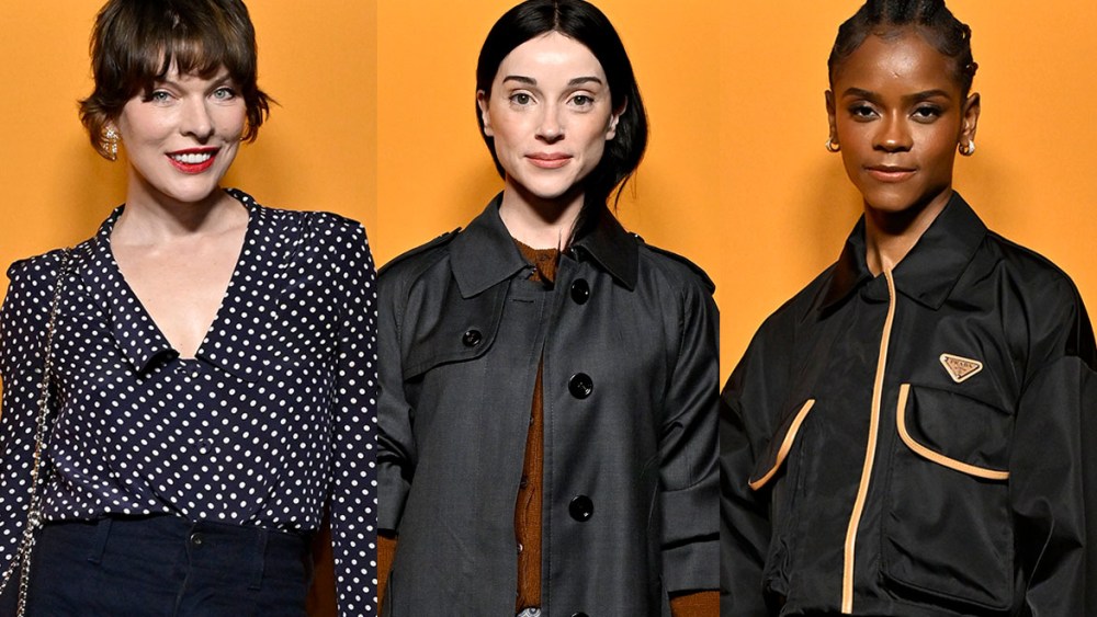 Milla Jovovich, St. Vincent, Letitia Wright, The Double Club,  Prada Mode, March 7, 2024, Los Angeles