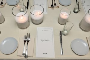 The scene at the Oliver Peoples & Roger Federer launch event.
