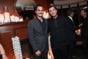 Roger Federer and Gavin Rossdale
