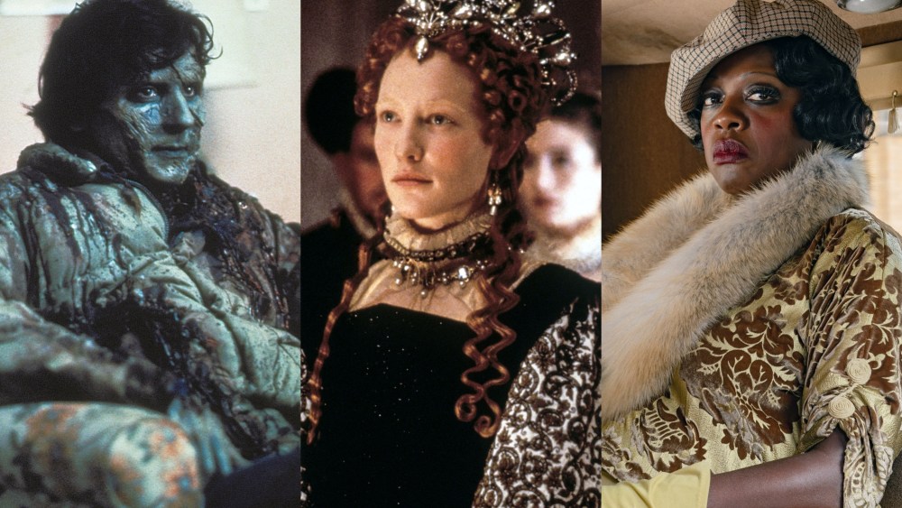 Griffin Dunne in 'An American Werewolf in London,' Cate Blanchett in 'Elizabeth,' Viola Davis in 'Ma Rainey's Black Bottom'