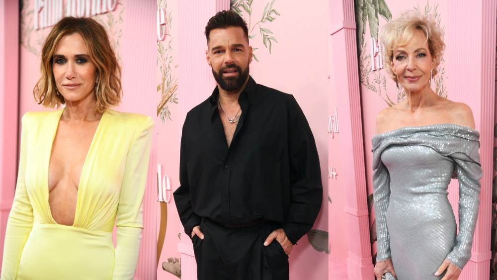 Kristen wiig, ricky martin, allison janney, palm royale red carpet premere