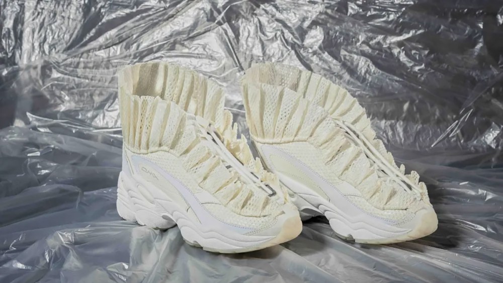 Reebok LTD's DMX Ruffle sneakers.