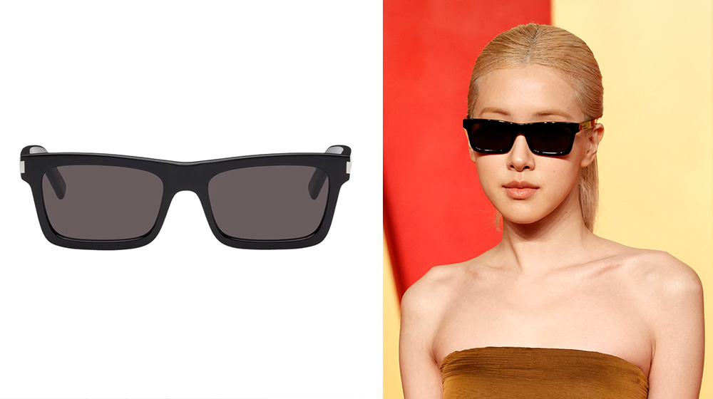 Saint Laurent sunglasses against white background