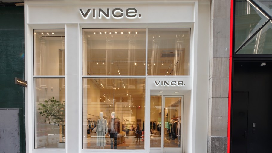 The Vince store on 49th Street off Fifth Avenue.