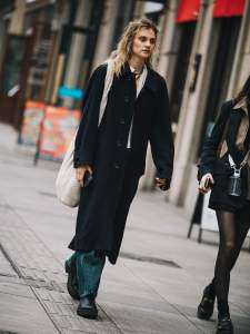 Street style in Shanghai for Spring 2024.