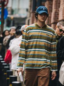 Street style in Shanghai for Spring 2024.
