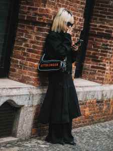 Street style in Shanghai for Spring 2024.