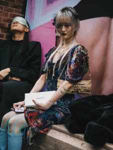 Street style in Shanghai for Spring 2024.