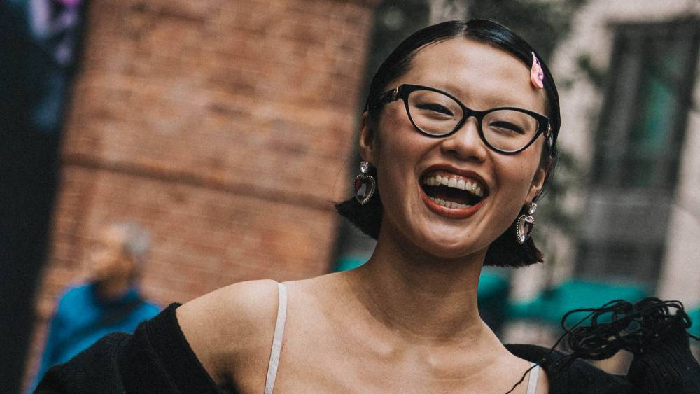 Street style in Shanghai for Spring 2024.