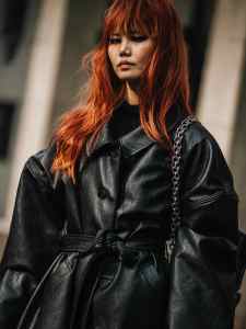 Street style in Shanghai for Spring 2024.