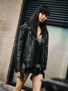 Street style in Shanghai for Spring 2024.