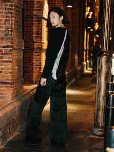 Street style in Shanghai for Spring 2024.